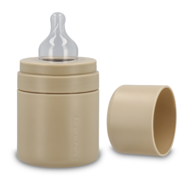Baby Wallaby maitinimo buteliukas, 120ml - beige
