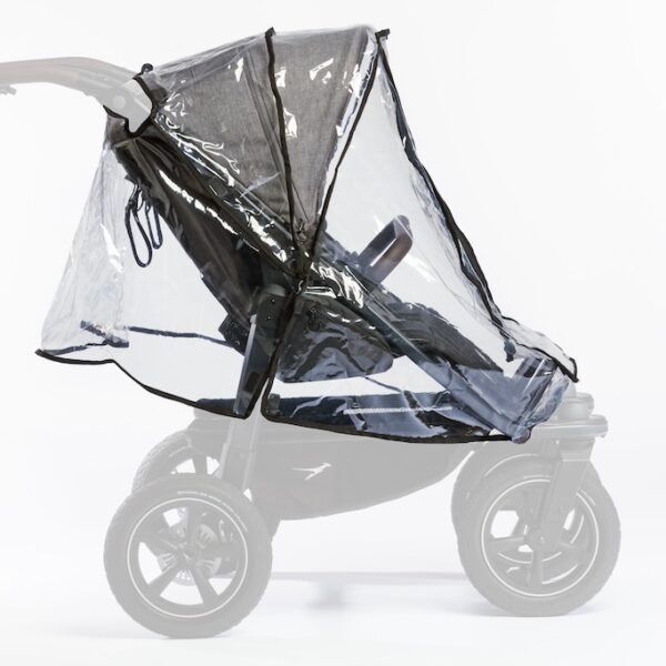 duo 2 Sport vežimėlio apsaugos nuo lietaus plėvelė (double)